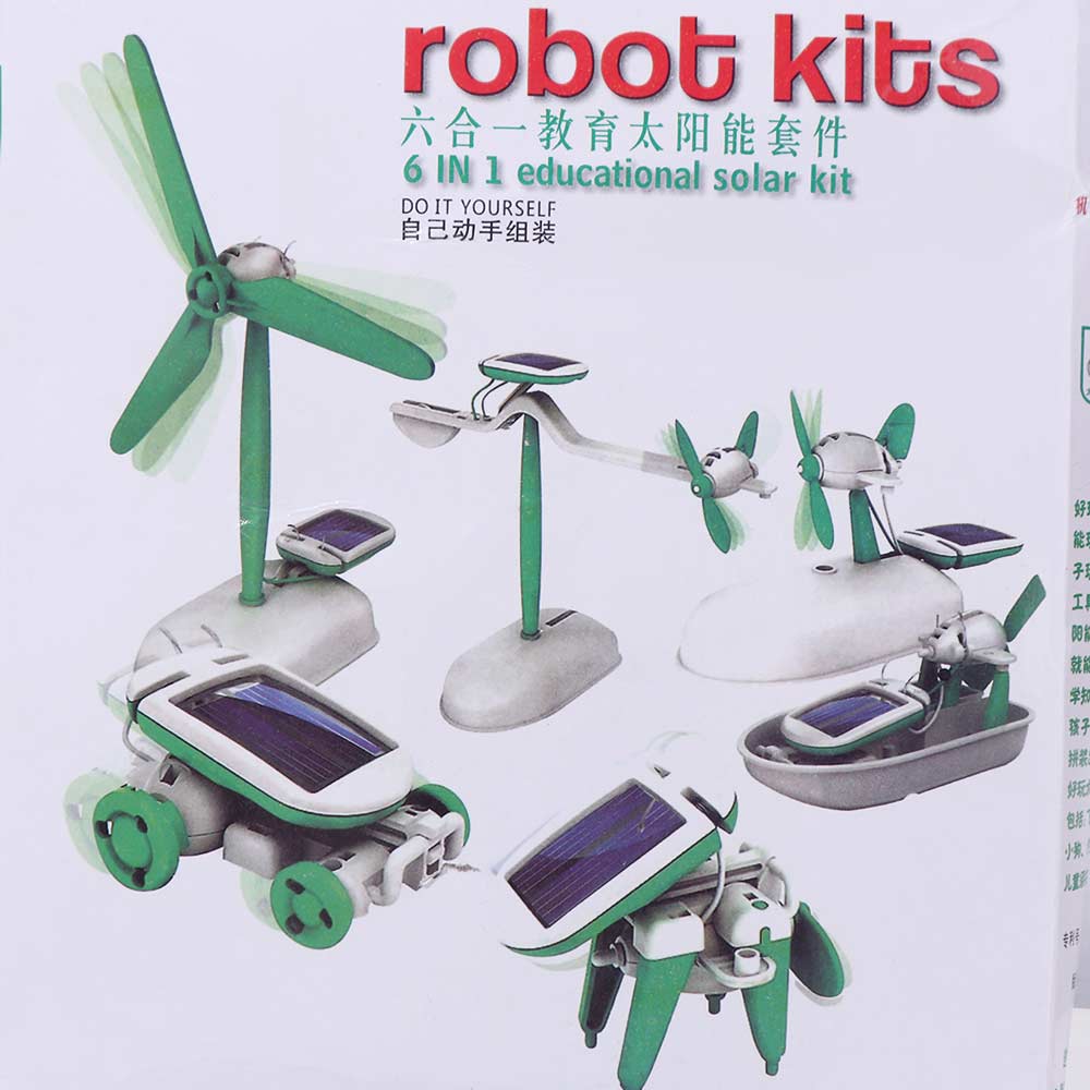 Renewable Energy Lab - 6-In-1 Solar Power Robot Renewable Energy