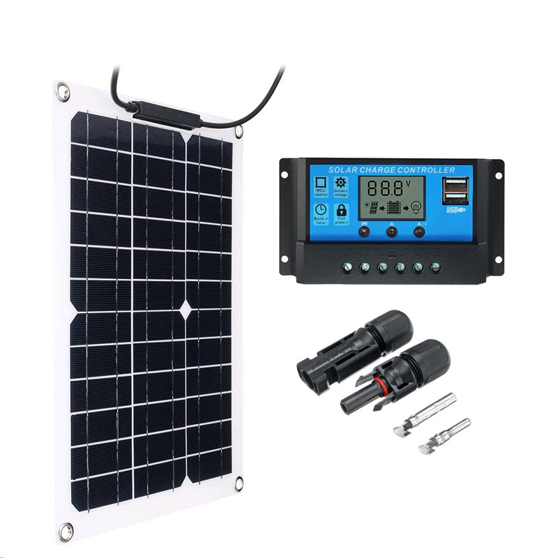 Renewable Energy Yacht - 15W Solar Panel Set with 18V