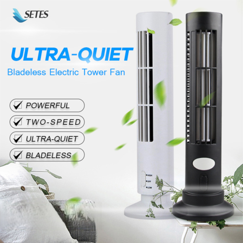 Mini Wind Turbine Vertical - 【wholesale】Household Mini Bladeless Tower Fan Portable