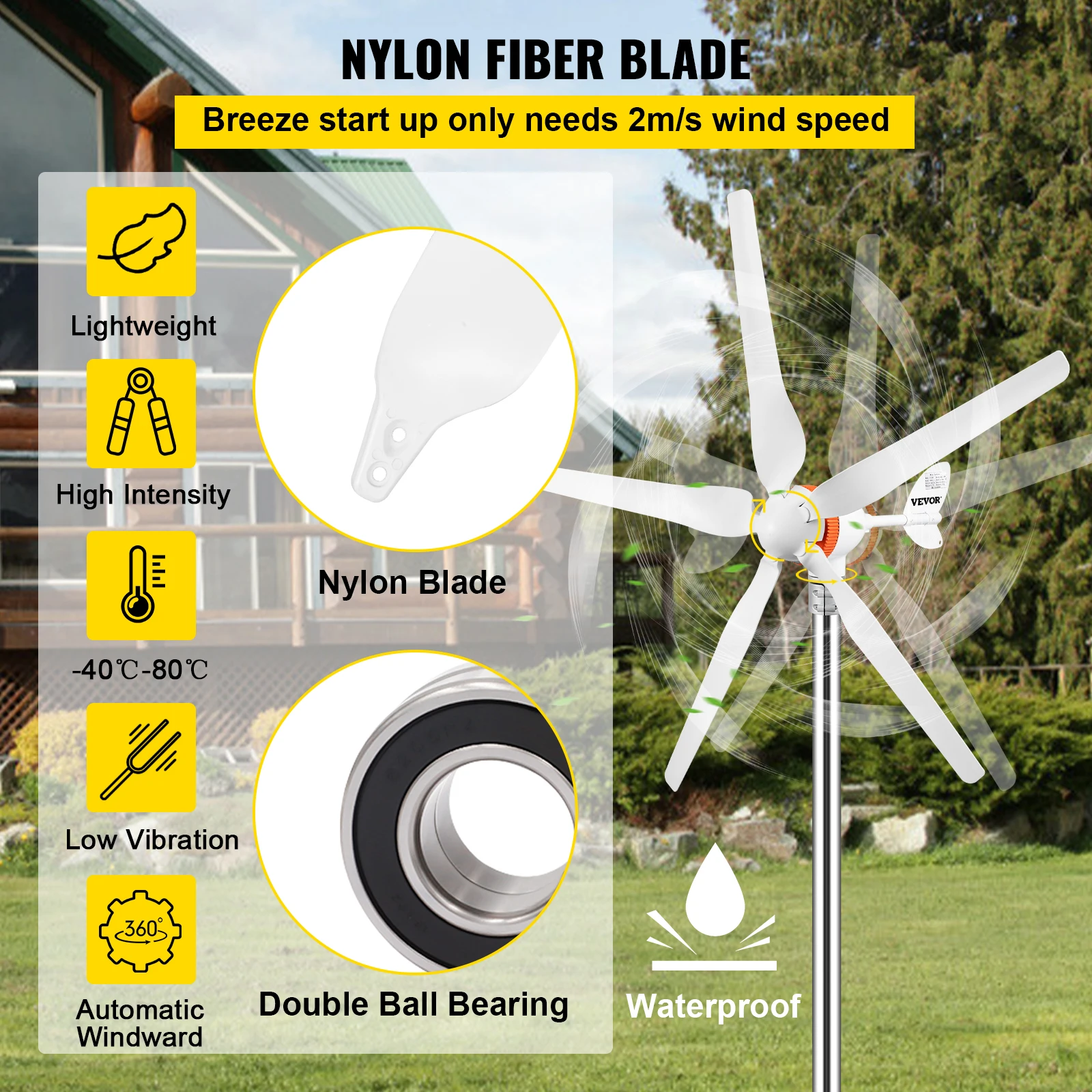 Small Wind Turbine Generator 3 - огляд і ціна Renewable Energy Use