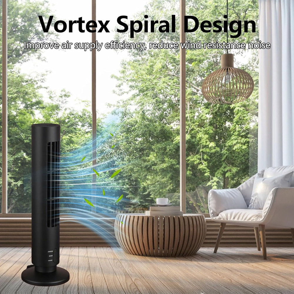 1Pcs Portable Air Cooler Verti - огляд і ціна Mini Wind Turbine Vertical